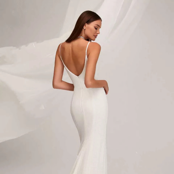 Robe cape blanche – Image 4