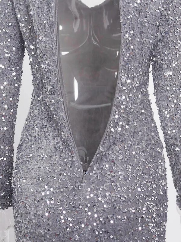 Robe Lilya Gris – Image 3
