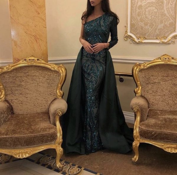 Robe Niya Vert 1 manche