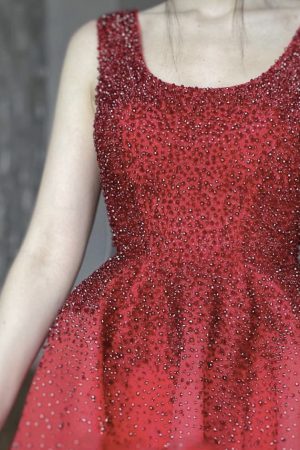 Robe à paillettes Marine