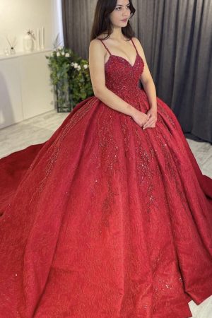 Robe de mariée Irene rouge