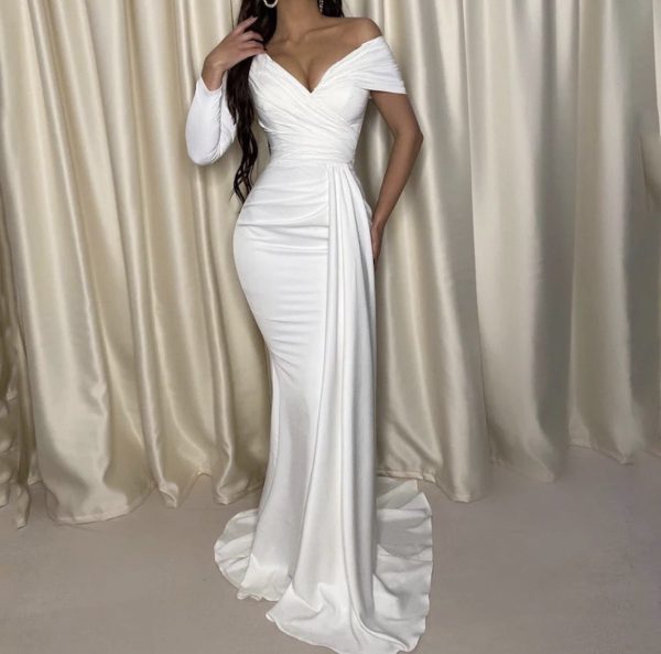 Robe de soirée blanche