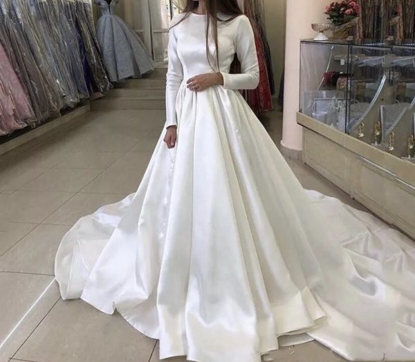 Robe de Mariée couverte