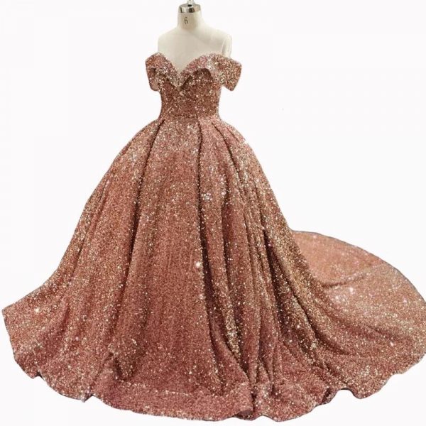 Robe Soukaina à traine – Image 5