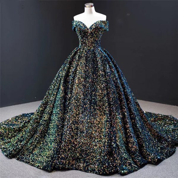Robe Soukaina à traine – Image 2