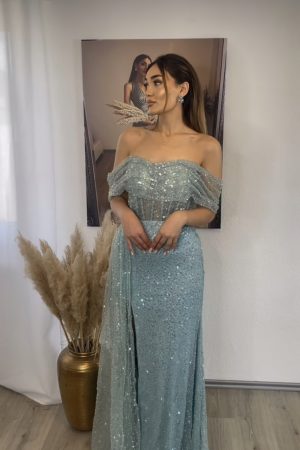 Robe soirée Dia Bleu