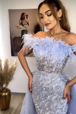 Robe Amina Bleu