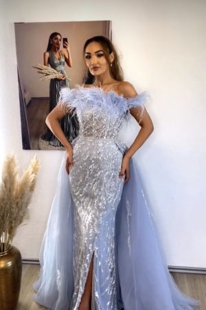 Robe Amina Bleu