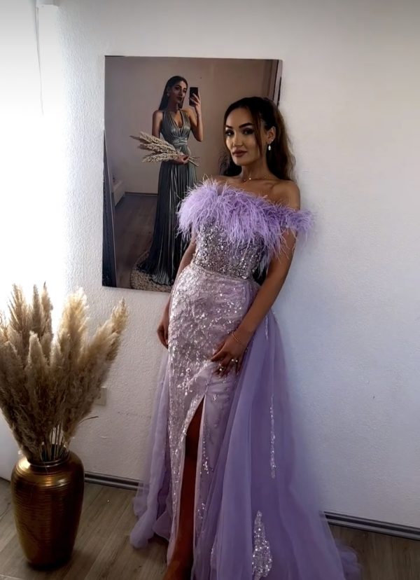 Robe Amina Lilac