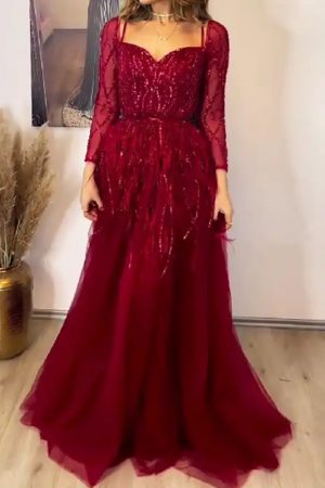 Robe rouge Rania