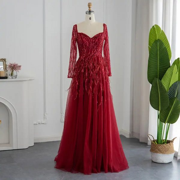 Robe rouge Rania – Image 4