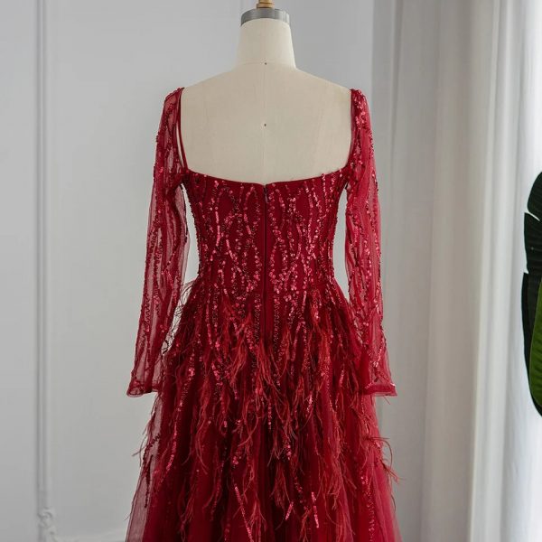 Robe rouge Rania – Image 6