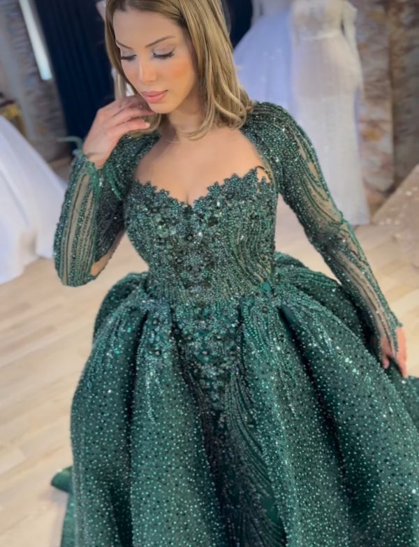 Robe Mariée Vert